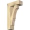 Ekena Millwork Balboa Block Rough Sawn Bracket w/ Offset Brace, Douglas Fir, 6"W x 16"D x 28"H BKT0604X16X28BOA05RDF - alternate 1